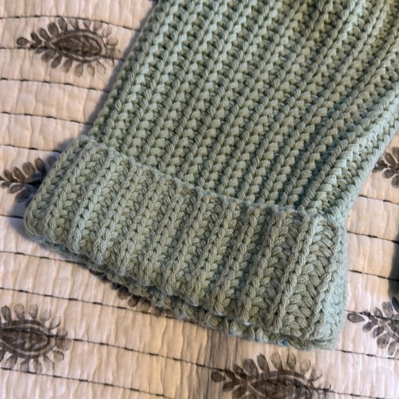 Blue Turtleneck Chunky Sweater - Picture 4 of 7